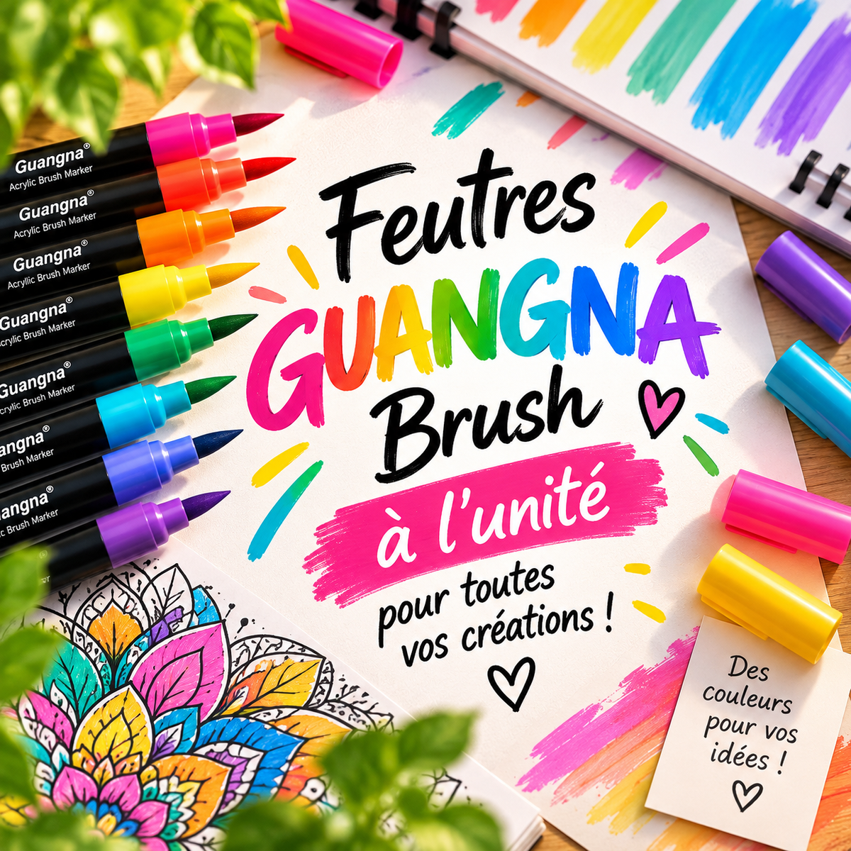 Feutres GUANGNA à l'unité