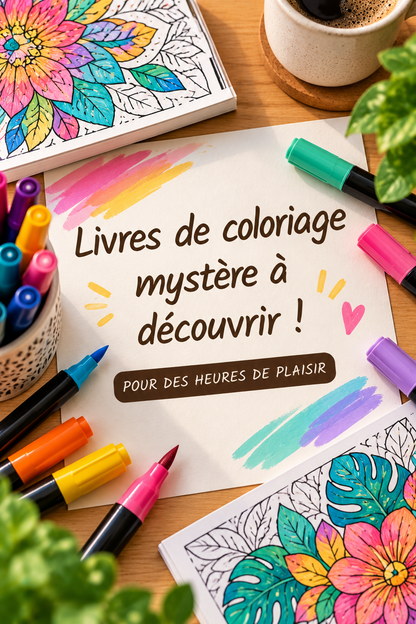 Livres coloriage mystère