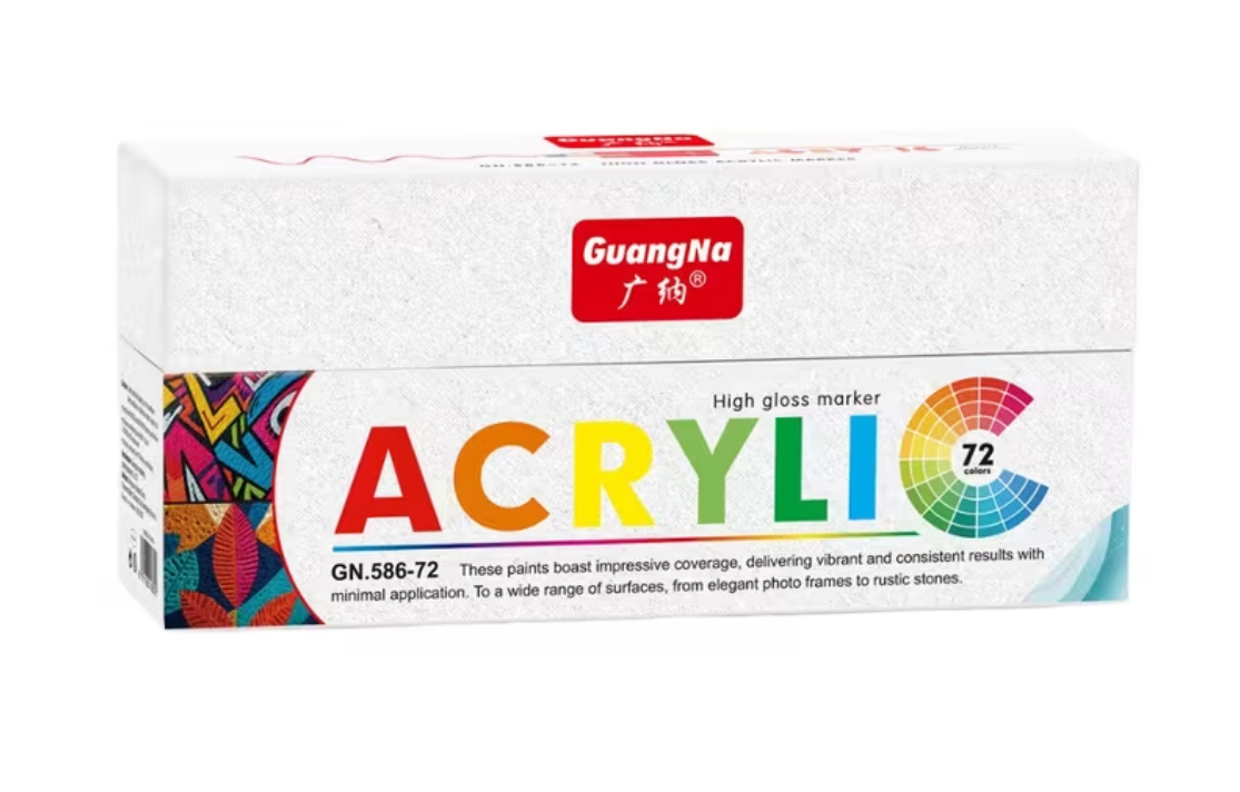 Guangna High gloss acrylic marker - Blush Green Series